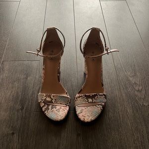 Never worn Call it spring vegan snake print shoes size 7.5